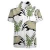 Lovely Badger Men's Hawaiian Shirt Short Sleeve Printed Button Down Beach Shirts view 4