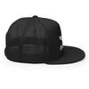 Eagle Second Amendment 2A Live Free or Die Pistol Wings Embroidered Design Classic Trucker Cap Black view 4