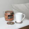 FOCO Green Bay Packers NFL 5 Pack Barrel Coaster Set view 2