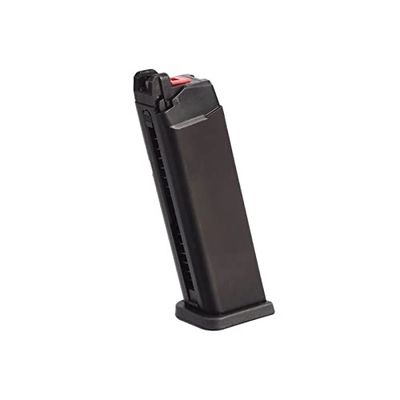 GoldenBall Galaxy GX001 26 Rounds Metal Airsoft Green Gas Magazine (Color: Black)-WE-Tech