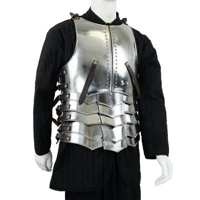 Medieval Steel Cuirass Body Armor Breastplate with Tassets Knight Plate Armor Wearable LARP Combat Historical Reenactment Halloween Costume
