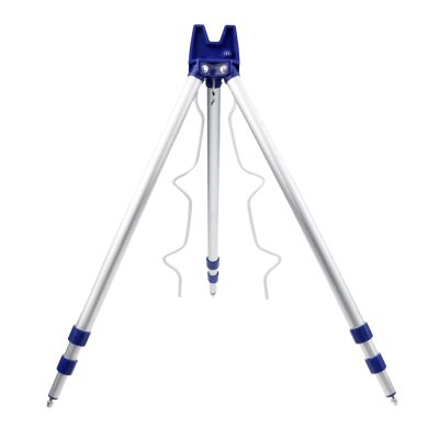 DYPASA Vertical Fishing Rod Holder Fishing Rod Pole Holder 4 Rods Holder Telescopic Tripod Stand Rack Fishing Rod Holder for Sea Beach 47in Wall Mounted Fishing Rod Rack