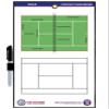 The Coacher Premium Dry Erase Magnetic Tennis Coaching Coach Board Clipboard - Made in The USA - Double-Sided - Tennis Training Aids Equipment Gear (No Magnets) view 2
