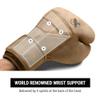 Hayabusa T3 LX Leather Boxing Gloves Men and Women for Training Sparring Heavy Bag and Mitt Work - Tan, 14oz view 3