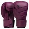 Hayabusa T3 LX Leather Boxing Gloves Men and Women for Training Sparring Heavy Bag and Mitt Work - Wine, 14oz view 1
