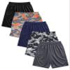 Andrew Scott Boys Active Performance & Mesh Style Basketball Sport Shorts - Multi Packs