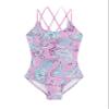 Kanu Surf Girls, Reese UPF 50 Beach Sport Criss-Cross One Piece Swimsuit, Summer Purple, 14 view 1