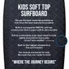 Waterkids 'Reef' Kids Surfboard & Leash, Perfect for Learning How to Surf, Made for Kids, 5'6ft Classic Fish Shape Beginner, Soft Top Foam, Easy to Catch Waves view 4