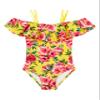 Kanu Surf Girls Peggy Upf 50+ Beach Sport Off Shoulder One Piece Swimsuit, Avery Yellow, 8 US view 1