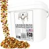 Crooked Bend Predator Chum Blend, Lure Coyote, Raccoon, Opossum, Fox, Skunk, Mink, Weasel, Bobcat, Weasel, Black Bear, Feral Cat, Wild Dog, Hog & Bait Wild Game Animals, 9 Pounds view 1