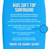 WATERKIDS Kids Surfboard & Leash, Perfect for Learning How to Surf, Made for Kids, 4'10 ft Soft Top for Beginners, Foam Surfboard Makes It Easy to Learn How to Surf & Catch Waves - Ocean Blue view 3
