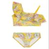 Kanu Surf Girls Avery UPF 50+ Beach Sport One Shoulder Tankini Two Piece Swimsuit, Summer Yellow, 10 US view 1