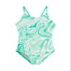 Kanu Surf Girls' Hurricane Beach Sport UPF 50+ 1-Piece Swimsuit, Gigi Green,3T view 1