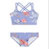 Kanu Surf Girls Waverly UPF 50+ Beach Sport Criss-Cross Tankini Two Piece Swimsuit, Reese Purple, 8 US view 1