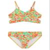 Kanu Surf Girls Coral Reef Beach Sport Wrap Around Bikini 2-Piece Two Swimsuit, Caitlin Yellow, 8 US view 1