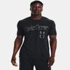 Under Armour Men's Baseball Script SS Loose Grey Short-Sleeve Shirt (L) view 1