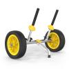 Bonnlo Kayak Cart Dolly Plug-in Kayak Wheels Width Adjustable 6.3"-18.7" Detachable Canoe Cart 1" Diameter Posts with 12" Solid Tires and Kickstand, Strap Free Kayak Trolley for Sit On Top Kayaks view 1