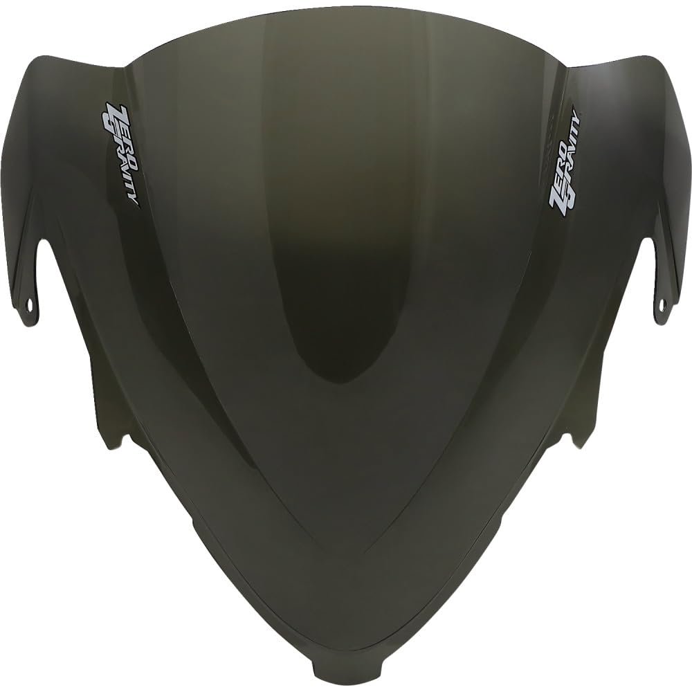 Zero Gravity 16-543-19 Double Bubble Windscreen - Dark Smoke Tinted
