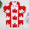 Canadian Maple Leaf Men's Polo Shirt Short Sleeve Casual Pullover T-Shirt Tee Top 5XL view 3