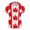 Canadian Maple Leaf Men's Polo Shirt Short Sleeve Casual Pullover T-Shirt Tee Top 5XL view 4