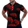 Kenpo Karate Fist Hand Men's Polo Shirt Short Sleeve Casual Pullover T-Shirt Tee Top 4XL view 1
