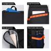 MIER Basketball Backpack with Shoes Compartment Ball Holder Large Sports Equipment Back Pack for Men Women Gym Travel 35L, Black view 2