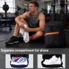 MIER Basketball Backpack with Shoes Compartment Ball Holder Large Sports Equipment Back Pack for Men Women Gym Travel 35L, Black view 3