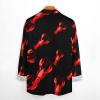 Boston Lobster Men's Dress Shirt Regular Fit Shirts Long Sleeve Button Up with Pocket view 4