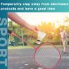 Woanger 10 Pack Badminton Rackets Set with Shuttlecocks Badminton Racquets for Adult and Lightweight Teenagers Shuttlecock Set for Backyard Gym Beach Outdoor Games (Fashion Colors) view 4