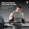 DMoose Fitness Elbow Wraps for Weightlifting (Pair) - 40'' Adjustable Elbow Strap for Gym Workout & Bench Press, Compression Elbow Wraps for Tendonitis & Joint Support, Elbow Sleeve Wrap (Black Red) view 3