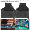 Billiard Chalk Holder, 2Pcs Snooker Chalk Holder, Chalk Pouch Bag, Billiards cues Chalk Holder Pouch, PU Leather Portable Pouch Bag, Billiards Snooker Accessories Black 3 7x4 5in, Chalk Pouch cues H view 4