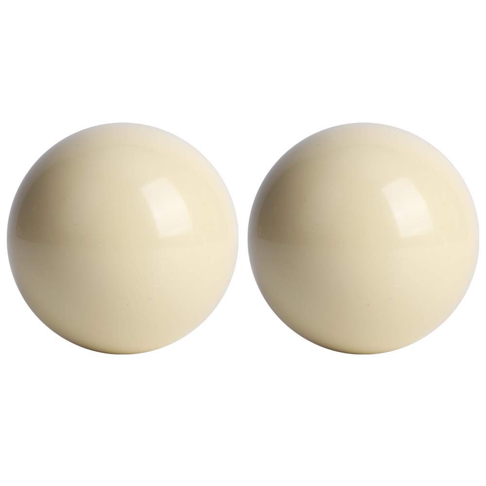2pcs Pool Table Snooker Pool Cue Ball,Cue Ball,Resin White Billiard Balls, Professional Standard 5.72CM Billard Ball Sport Billards Ball,Snooker Pool Table Training Ball Spotted Pool Ball, Cue B