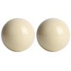 2pcs Pool Table Snooker Pool Cue Ball,Cue Ball,Resin White Billiard Balls, Professional Standard 5.72CM Billard Ball Sport Billards Ball,Snooker Pool Table Training Ball Spotted Pool Ball, Cue B view 1