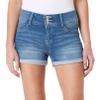 WallFlower Jeans Sassy Denim Shorts for Women Figure Enhancing Stretch Denim, High-Rise in Standard and Plus - Amal, 5 view 1