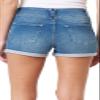 WallFlower Jeans Sassy Denim Shorts for Women Figure Enhancing Stretch Denim, High-Rise in Standard and Plus - Amal, 5 view 3