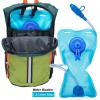 Ivygreen Kids Hydration Backpack, Hiking Backpack for Boys or Girls with 1.5L Water Bladder (Army Green - Small) view 4