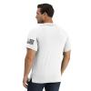 H HYFOL Polo Shirts for Men Graphic Stretch Casual American Patriotic Short Sleeve Raglan Golf Polos for Men(White,XXL) view 3