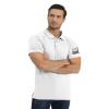 H HYFOL Polo Shirts for Men Graphic Stretch Casual American Patriotic Short Sleeve Raglan Golf Polos for Men(White,XXL) view 4