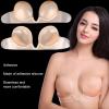 ZJchao Invisible Silicone Strapless Bra, Seamless Reusable Adhesive Bra for Wedding Dresses Backless Dresses | Skin Support view 4