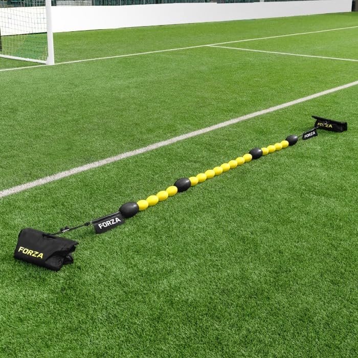 FORZA Single Line Goalkeeper Ball Deflector Premium Soccer Training Tool for Enhanced Reaction Time & Ball Control