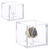 Foboull Championship Ring Display Case, Acrylic Display Box and Holder for Super Bowl, Championship, and Baseball Rings, for Collectors and Enthusiasts, 2pcs view 1