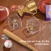 Foboull Championship Ring Display Case, Acrylic Display Box and Holder for Super Bowl, Championship, and Baseball Rings, for Collectors and Enthusiasts, 2pcs view 2