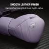 Hayabusa T3 Kanpeki Leather Boxing Gloves Men and Women for Training Sparring Heavy Bag and Mitt Work - Wisteria Purple, 14oz view 3