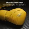 Hayabusa T3 Kanpeki Leather Boxing Gloves Men and Women for Training Sparring Heavy Bag and Mitt Work - Tiger Yellow, 14oz view 3