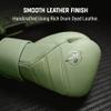 Hayabusa T3 Kanpeki Leather Boxing Gloves Men and Women for Training Sparring Heavy Bag and Mitt Work - Summer Moss Green, 16oz view 3