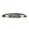 ARIAT Large Muskrat Folding Knife, Tan Wood Handle w/Shield - Two Blades view 2