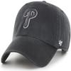 '47 New York Yankees Adjustable Cap Clean Up MLB, Philadelphia Phillies Black White, One Size view 1