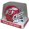 Riddell Utah Utes Red Revolution Speed Mini Football Helmet view 2