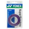 YONEX Super GRAP Racquet Overgrip (Dark Purple, 3-Pack) view 1