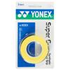 YONEX Super GRAP Racquet Overgrip (Yellow, 3-Pack) view 1